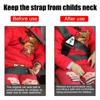 Cinta De Corrección Para Cinturón De Seguridad De Coche 30x6cm Universal Para Niños Y Bebés Accesorio De Estilo De Asiento Del Coche - details 1