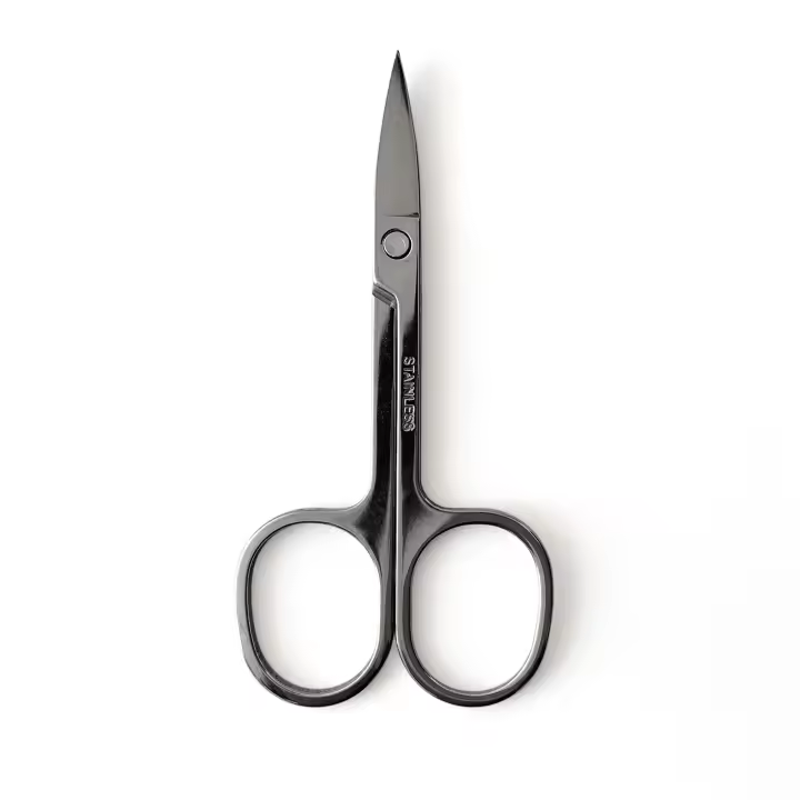 Tijeras De Cejas Para Maquillaje Eliminador De Vello Facial Herramientas De Belleza Tijeras De Uñas Y Cutícula De Acero Inoxidable Tamaño 4x6 - 1