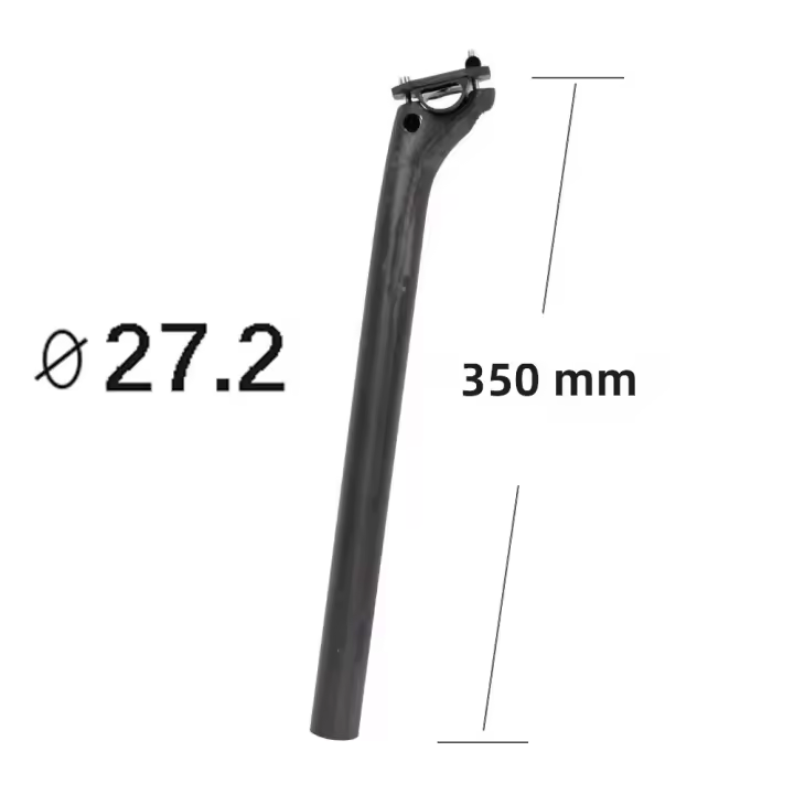 Elitaone Poste De Silla De Bicicleta De Carbono 20mm MTB/Road 27.2/30.9/31.6mm UD Sin Pintura Acero Inoxidable Para Ciclismo - 1