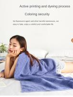 Toalla De Baño De Algodón Sólida Y Máquina Lavable Absorbente Para Lavar La Cara Y El Cuerpo Toalla Cuadrada Para El Baño - details 10