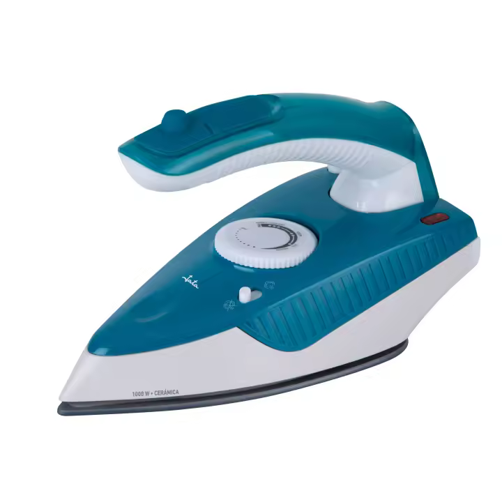 Jata Plancha Ropa de vapor de viaje Suela cerámica Mango abatible 1000W - JEPL2810 - 1