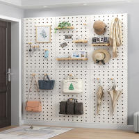 Estante de pared de madera maciza, decoración de salón, bricolaje, almacenamiento, 40x60cm - details 6