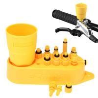 Kit De Mano De Obra Para Frenos De Disco De Bicicleta Con Aceite Minero Herramientas Para MTB Y Carretera Adaptadores De Rellenado De Conexión - details 0