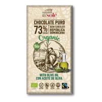 Chocolate Negro 73% Vegano con Aceite de Oliva Virgen Extra 100g - Chocolates Sole - details 0