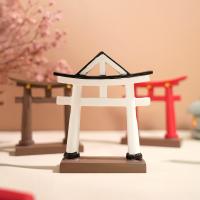 Mini Puerta Torii Japonesa Estilo Shinto Para Jardín Arquitectura Asia Adorno De Casa Miniatura Decoración De Acuario Decoración Chino - details 2