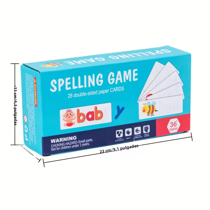 Juguetes Educativos Montessori Alfabeto Madera Juego De Palabras Matemáticas Para Niños Tableros De Aprendizaje De La Lengua Inglesa - 1