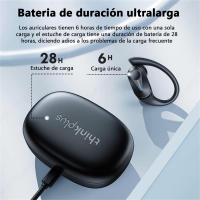 Lenovo Auriculares Inalámbricos LP75, Bluetooth 5.3, Con Resistencia al Agua, Con Función Táctil, Auriculares Deportivos para Gimnasio y Correr, Pantalla Digital LED, reducción de ruido, novedad,estéreo HiFi, reducción de ruido para juegos - details 1
