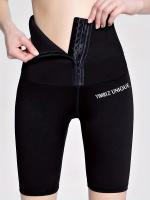 Pantalones De Yoga Para Mujer Cintura Alta Verano Levantamiento De Glúteos Skinny Cinco Cuartos Secado Rápido Con Cremallera Compresión - details 1