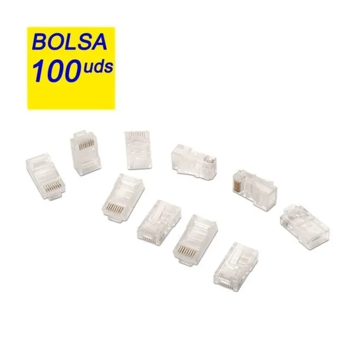 Aisens · Conectores RJ45 Cat.5e · Pack 100 unidades - 1