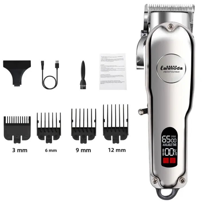 Cortador De Pelo Para Perros Profesional Recargable Todo Metal Trimmer De Peluquería Para Gatos Y Puppies Corte Bajo Y Silencioso - 1