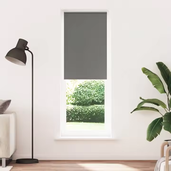 Estor Enrollable Opaco gris 80x210 cm Tela Ancho 75,7 cm - 1