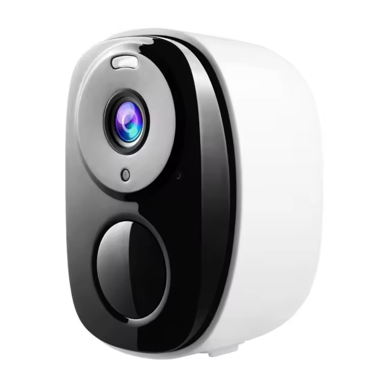 Cámara de Vigilancia WiFi de 2560x1920P con Batería para Sistema de sefriad del Hogar con Alarma de Sirena, detección de Movimiento with IA, Visión Nocturna en color, resistente al Agua IP66 en la nube/SD - 1