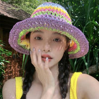 Sombrero De Paja Plegable Para Mujer Protección UV Sombrero De Playa Y Viaje Al Aire Libre Sombrero De Pescador Con Alas Anchas Estilo Panama Gorra De Baño - details 10