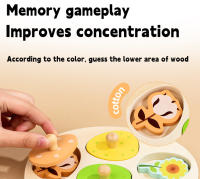 Puzzle De Dinosaurio De Madera Juego Educativo Montessori Para Niños Juguete De Aprendizaje Temprano De 3D Regalo Para Niños De 3-6 Años - details 19