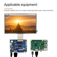 Pantalla LCD de 7 pulgadas para Raspberry Pi, placa de controlador con Monitor de placa de controlador, 1024X600, compatible con AV, con prioridad de marcha atrás - details 1