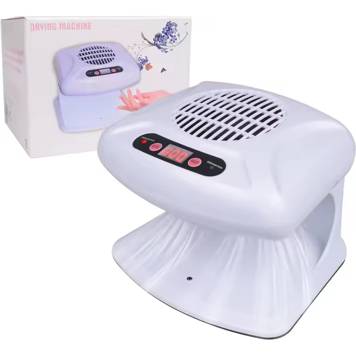 Secador de uñas de aire con sensor automático, ventilador de aire de 300 W para manos y pies, secador de viento cálido y frío para esmalte de uñas regular, uso doméstico y de salón - 1
