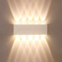 Lámpara De Pared LED IP65 Impermeable Para Exterior Iluminación De Jardín Villa Patio Interior Dormitorio Sala De Estar Escaleras Luz De Parede ABS AC86-265V Contemporánea - details 4
