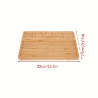 Tablero De Bambú Para Decoración De Escritorio Soporte Para Plantas De Jardín Y Bonsái Tazas Y Tenedores De Armario - details 5