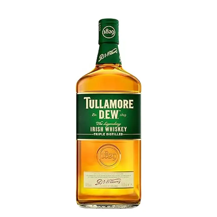 Whisky Tullamore Dew - Botella 1 L - The Legendary Irish - Triple Destilación - 40% - 1