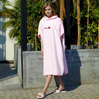 Poncho De Playa Con Capucha Para Adultos Toalla De Baño De Microfibra Toalla De Natación Wetsuit Toalla Cambio Surf - details 24