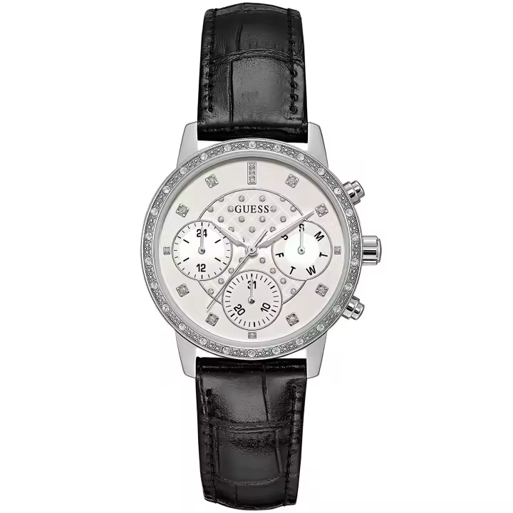 Guess W0957l2 Sunny Reloj Para Para Mujer Color Plateado - 1