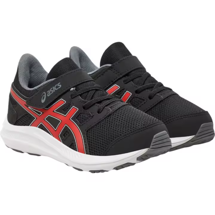 Zapatillas Asics Jolt 4 Ps Negro Rojo Fiery 1014A299-008 Running Niño Niña - 1