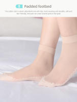 BONAS 5pcs Calcetines De Nylon Ultrafinos Para Mujer Resistente Al Desgaste Verano Alto Elasticidad Antideslizante Calcetines De Tobillo - details 7