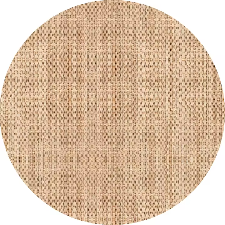 VINILIKO, Alfombra interior/exterior PVC Alexandría redonda, imitación textura natural - 1