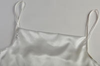 Vestido De Seda Con Sección Cruzada De Color Sólido Para Mujer Vestido De Caudal Con Punta De Sirena De Verano Ajustado Y Sexy - details 23