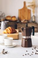 Monix Induction Cream 6 Tazas Cafetera Italiana Marrón (Apta para Todo Tipo de Cocinas Incluida Inducción) - M671006 - details 0
