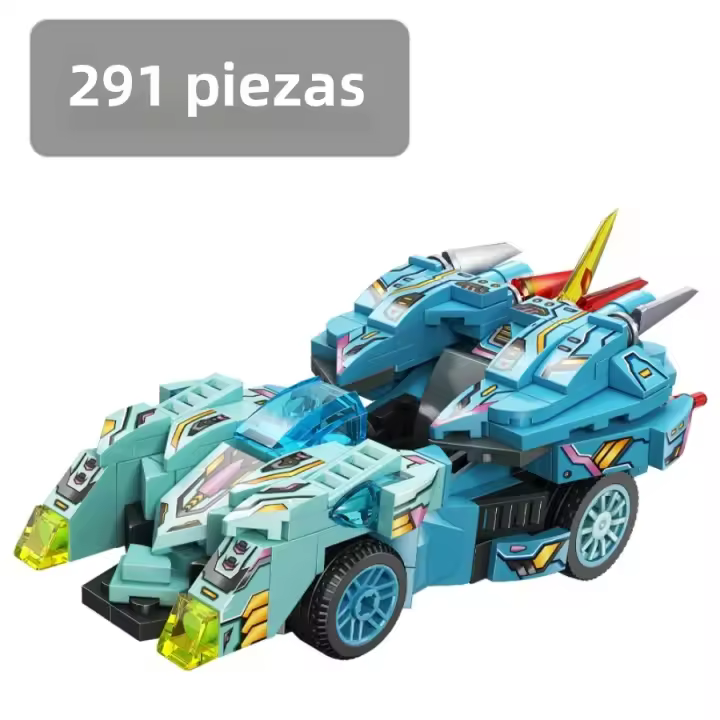 Bloques De Construcción Legacys Ninjacar Modelo De Automóvil Para Carreras Juguete Clásico Para Niños Y Niñas Edad 6-12 Años - 1