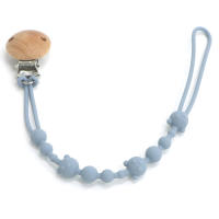 Clavija De Mordedor Para Bebé De Silicona Con Cadena Antipérdida Y Almohadilla Soothing Pacifier Anti-chain Para Carrito De Compras - details 8