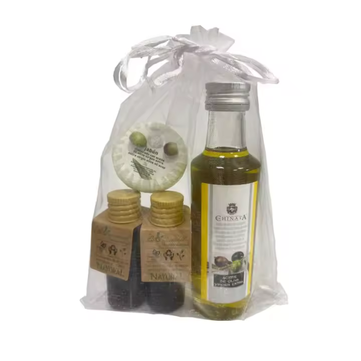 Lote de Aceite de Oliva, Gel, Bodymilk y Pastilla de jabón de La Chinata (Pack 24 ud) - 1