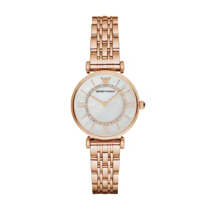 Emporio Armani Reloj STAINLESS STEEL，ROSE GOLD，QUARTZ/2 HAND AR1909 - 1