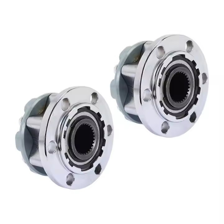2 piezas 28 dientes Coche Rueda para embryue bloqueo Hub 4WD System ACUADOR para Mitsubishi para Pajero L200 - 1