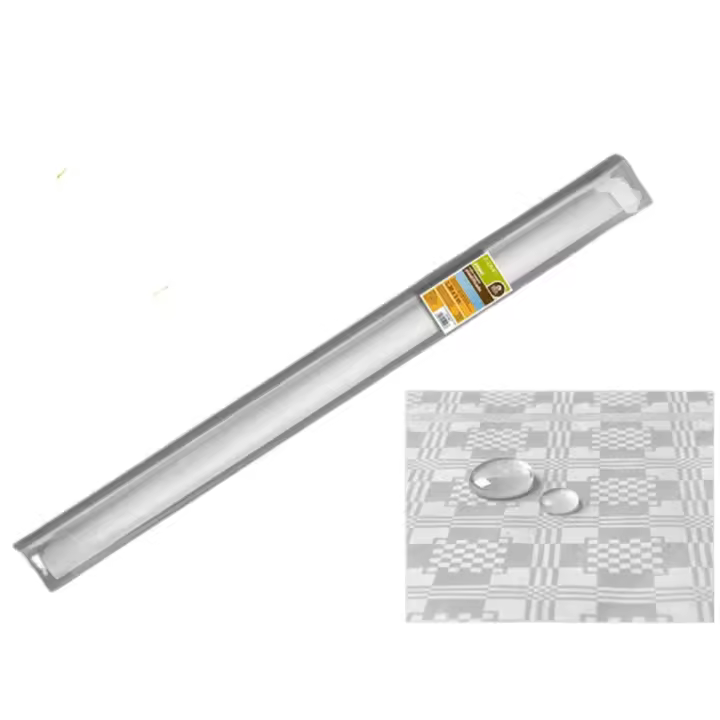 Mantel Rollo Plastificado Blanco 5 x 1,2 m - 1