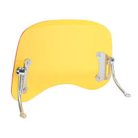 Parabrisas De Moped Universal Antigolpes Para Motocicleta Y Scooter En Colores Transparente/ Negro/ Amarillo Deflector De Viento - details 8