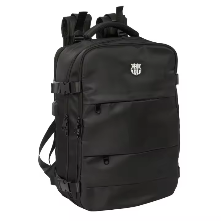 Mochila Viaje Cabina Portatil 15,6'' F.C. Barcelona Negra 29x44x19 Cm (Safta 612525834) - 1