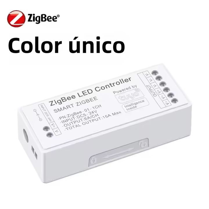 Controlador Inteligente Zigbee 3.0 Para Hogar Inteligente RGB LED Compatible Con Tiras LED 5050/2835 Neón COB Dimmer RGBCCT Interruptor WiFi - 1