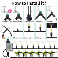 Sistema De Enfriamiento Por Neblinación Al Aire Libre 15M-30M Para Jardín Con Rojellón De Latón 1/4'' Y Tubo De 4/7mm Para Patio Estufa De Invernadero - details 3