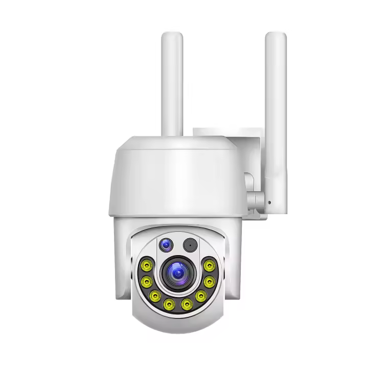 360°0.8" Mini Cámara Vigilancia WiFi Exterior/Interior,  Protección Completa de 360°, Visión Nocturna(Infrarroja & Color), Audio Bidireccional, Alerta de Movimiento, Seguimiento Automático, Compatible con wifi 4G Y 5G - 1