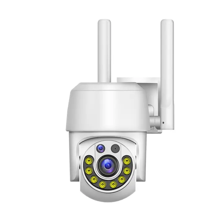 360°0.8" Mini Cámara Vigilancia WiFi Exterior/Interior,  Protección Completa de 360°, Visión Nocturna(Infrarroja & Color), Audio Bidireccional, Alerta de Movimiento, Seguimiento Automático, Compatible con wifi 4G Y 5G - 1