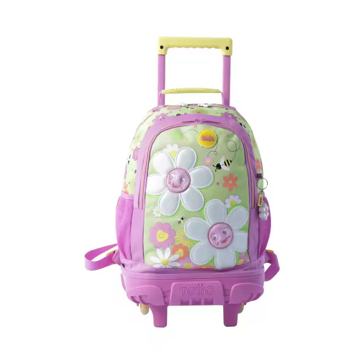 Totto Mochila infantil ruedas Margarita -Dimensiones:28.5 x 41 x 12.5 cm-Material: Poliester - 1
