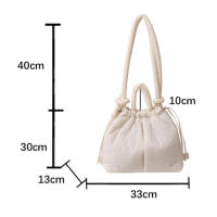 Nueva Bolso De Hombro De Moda Coreana Con Dacron Suave Mini Bolso De Mano Para Mujer Bolsos De Underarm Bolsas Cruzadas De Nylon Con Lining De Poliéster - details 0