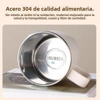 Taza De Café Aislada De Acero Inoxidable 304 Con Tapabocas Y Pajita Taza De Té Con Infusor Para Bebidas Como Agua Leche Jugo Y Café Para Uso Doméstico - details 4