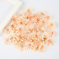 10/20/50Pcs Flores Artificiales De Girasol Mini 4cm Cabezas De Flor De Seda Para Decoración De Casamiento Y Hogar Accesorios Para Corona De Novia - details 8