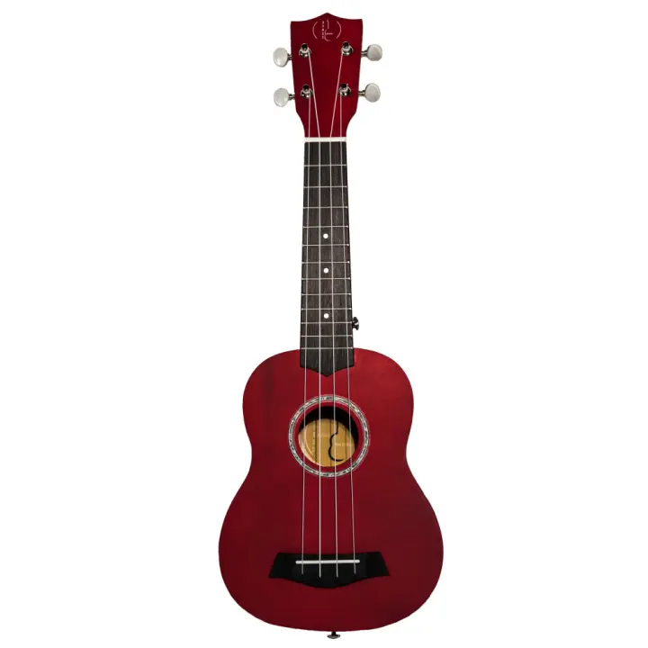 Ukelele Soprano Bones SP200S-RD Linden Rojo Satinado - 1