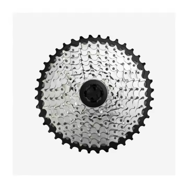 Cassette Bicicleta Eltin 10V 11-40 Diseño Aligerado Acero Níquel Diente 40 Negro - 1