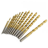 Juego De 19 Piezas De Bitas De Giro Templadas En Titanio Para Metal Y Madera HSS Métricas 1-10mm Para Toda Uso En Carpintería Y Metalurgia - details 3