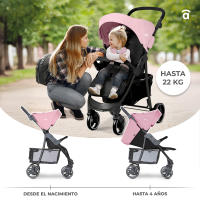 Asalvo Silla de Paseo América 3 – Carrito de Bebé Ligero y Resistente, Desde Recién Nacidos hasta 22 kg, Práctico, Cómodo y Fácil de Manejar - details 2